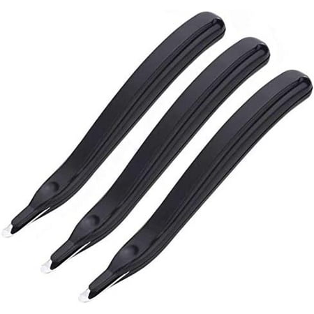 

LONGKEY Professional Magnetic Staple Remover Puller Rubberized Staples Remover Staple Removal Tool for School Office and Home 3 PCS Black