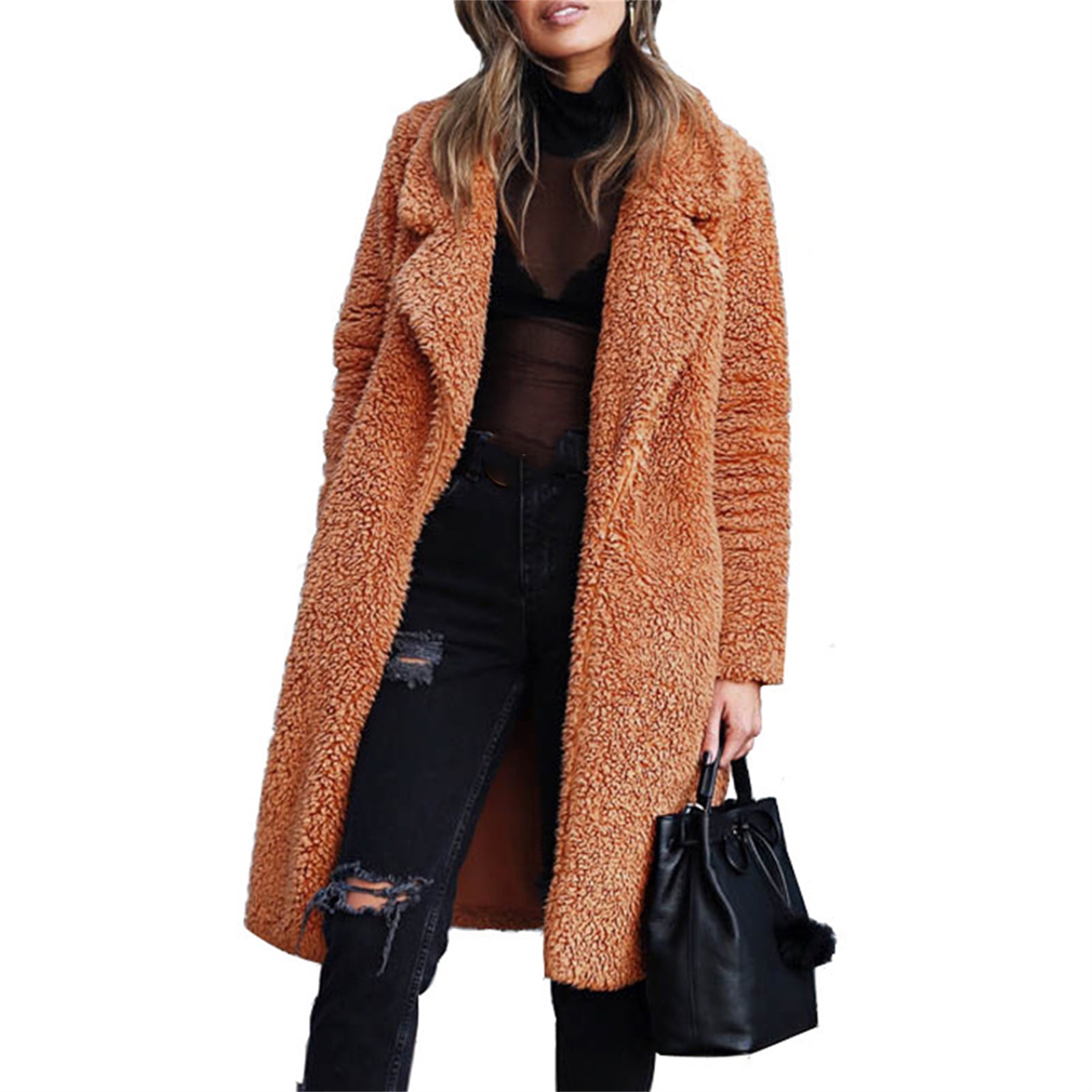 Long Coat Caramel Color 2Xl - Walmart 