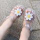 thumbnail image 5 of Sandalias romanas de crisantemo con cristales de gelatina para bebés de primavera y otoño para hombres y mujeres de mediana edad y niños pequeños, 5 of 5