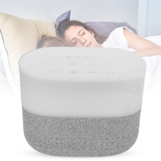 Sound Machine, Practical Intelligent Memory Function Simple Operation White Noise Machine with 26 Soothing Sounds Night Light for Travel