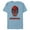 Ocean Blue, variant on Deadpool Melting - Short Sleeve Blended T-Shirt for Adults - Customized-Navy Heather