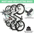 thumbnail image 3 of GoSports Wall Mounted Bike Rack for Garage - Vertical Storage for 4 to 6 Bicycles, 3 of 6