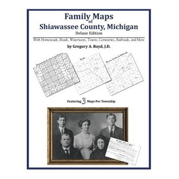 Family Maps of Shiawassee County, Michigan (Paperback)
