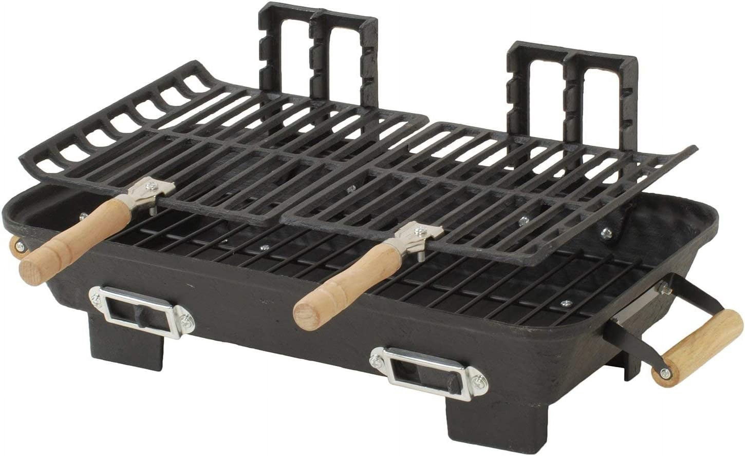 30052AMZ Kay Home Product's Cast Iron Hibachi Charcoal Grill, 10