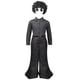 thumbnail image 3 of Conjuntos de pantalones y parte superior de discoteca de los años 70 para niños, traje de actuación para fiesta de Halloween, estilo hip hop retro, traje de carnaval hippie, 3 of 4