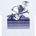 thumbnail image 3 of Peanuts - Snoopy Woodstock Ski Stripes - Toddler And Youth Short Sleeve Graphic T-Shirt, 3 of 6