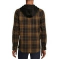 thumbnail image 5 of Burnside Men's Plaid Hooded Flannel Shirt, Sizes S-2XL, 5 of 5