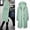 Green-c, variant on Women Autumn And Winter Casual Fashion Solid Color Drawstring Hooded Long Zipper Pocket Coat Long Jacket Coat Womens Casual Winter Jacket Women Western Juniors Jacket