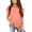 Orange-red, variant on Summer Kids Casual Short Sleeved T-Shirt Simple Style Girls Children Tops