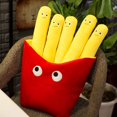 thumbnail image 2 of Almohada rellena de felpa de comida y patatas fritas de 40cm, cojín de sofá suave creativo de dibujos animados, juguetes bonitos para niños, decoración del hogar, 2 of 5
