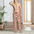 thumbnail image 2 of Honiee Strawberries for men - a sleek fusion of Straight Pajama Pants, versatile Lounge Pants, and cozy Sleepwear, all rolled into one-X-Large, 2 of 6
