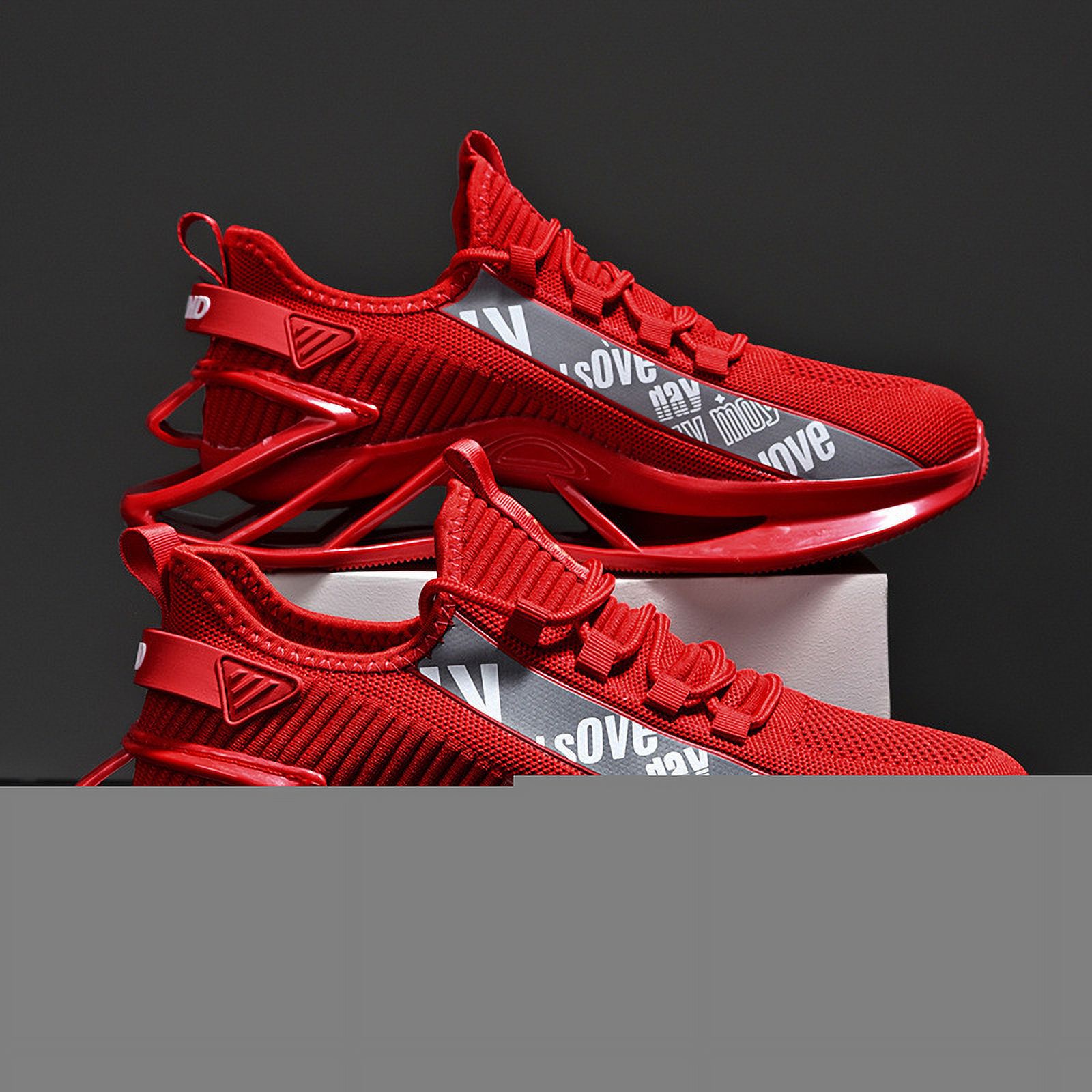 Men's Breathable Shock-Absorbing Blade Sneakers For Jogging Tennis Gym, Spring And Summer-39