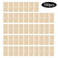 thumbnail image 2 of 100 piezas Tuerca de inserción moleteada Latón Doble paso Sujetador integrado Accesorios hechos a mano M8 x 20 x 10, 2 of 8