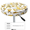 thumbnail image 4 of Picia Power Tools Pattern Round Stool Covers Comfy Seat Covers Stretch Removable Washable Chair Slipcover Round Bar Chair Cushion Cover-12 inch, 4 of 7