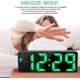 thumbnail image 5 of Reloj digital con espejo, brillo ajustable y control por voz, pantalla de 12 a 24 horas, decoración elegante para su dormitorio u oficina, la función de memoria de tiempo garantiza una experiencia, 5 of 5