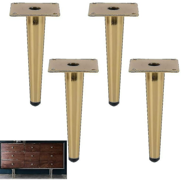 Juego De 4 Patas De Mueble, Pata De Sofá Inclinable, Patas De Gabinete Tabg Patas De Metal De Cabecera, Para Mesas, Tableros Y Sofás, En, Carga 800kg