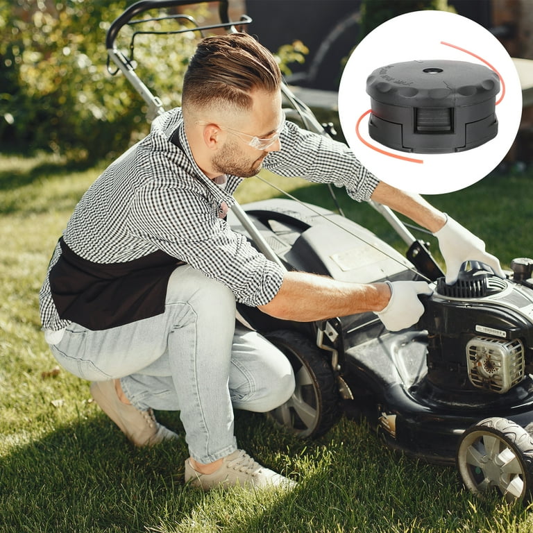 OUNONA Trimmer Head Weed Lawn String Mower Attachments Eater Brush Accessories Parts Garden Universal Grass Replacement Joint