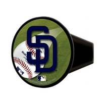 San Diego-Baseball-Padre's Plastic Trailer Hitch Cover for 2" Receiver Insert
