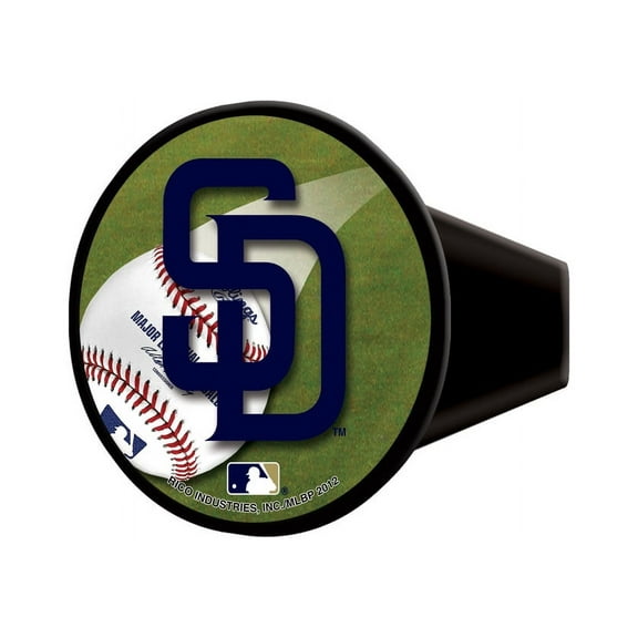 San Diego-Baseball-Padre's Plastic Trailer Hitch Cover for 2" Receiver Insert