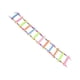 thumbnail image 1 of Escalera de madera para pájaros, accesorios de jaula de pájaros para puente de escalada de loros, soporte de madera duradero para loros, juguete para nudos helados Yinane Escalera para pájaros, 1 of 8