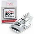 thumbnail image 1 of shiyou-Quarter Inch Snap On Quilting Foot with Guide – Compatible Brother 1/4 Inch Quilting Foot for Low Shank Sewing Machines – Fits Baby Lock, Brother, Janome, Singer, 1 of 4