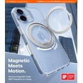 thumbnail image 2 of TORRAS Support Magnétique 360 pour Étui iPhone 17, Compatible MagSafe, Protection de Qualité Militaire, Contrôle de Caméra, Étui Mince Translucide pour iPhone 1, 2 of 9