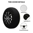 thumbnail image 4 of Bingfone Happy Easter1 Spare Tire Cover Weatherproof Universal Wheel Protectors For Rv Camper Travel Trailer Suv Truck 16 Inch, 4 of 9