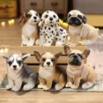 thumbnail image 4 of nTRIUQJ Lifelike Stuffed Animal Toy Realistic Pet Dog Soft Cuddly Puppy Doll for Children H, 4 of 4