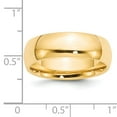 thumbnail image 3 of Primal Gold 14 Karat Yellow Gold 7mm Standard Comfort Fit Wedding Band Size 11, 3 of 3