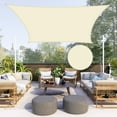 thumbnail image 2 of NEWEEN Waterproof Sun Shade Sail Rectangle UV Block Sunshade for Backyard Yard Deck Patio Garden Outdoor Activities and Facility(Beige,10'x13'), 2 of 8