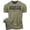 T-Shirt Military Green, variant on Adicto a Entrenar Workout Gym T-Shirt Funny Gym Shirt for Men Camiseta de Gimnasio de Entrenamiento, Warm Grey, Small