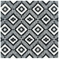 thumbnail image 5 of SAFAVIEH Aspen Michaelangelo Southwestern Wool Runner Rug, Charcoal/Black, 2'3" x 7', 5 of 9