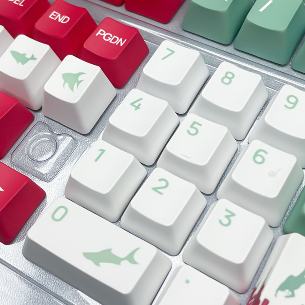 Zeiwohndc Customizable Korean Root Keycap Set for MX Switches Mechanical Keyboard