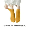 thumbnail image 2 of Dyfzdhu Solid Color Socks For Women Comfortable Breathable Cotton Socks Lightweight Thermal Low Cut Socks, 2 of 2