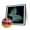 thumbnail image 1 of Cuadros Decorativos Kit de pintura de diamante 5D mariposa forma especial parcial taladro DIY (KA415) Wdftyju embutido en tela, 1 of 8