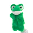 thumbnail image 2 of SPRING PARK Cartoon Frog Animal Plush Doll Hand Puppet Storytelling Toy Home Sofa Ornament, 2 of 5