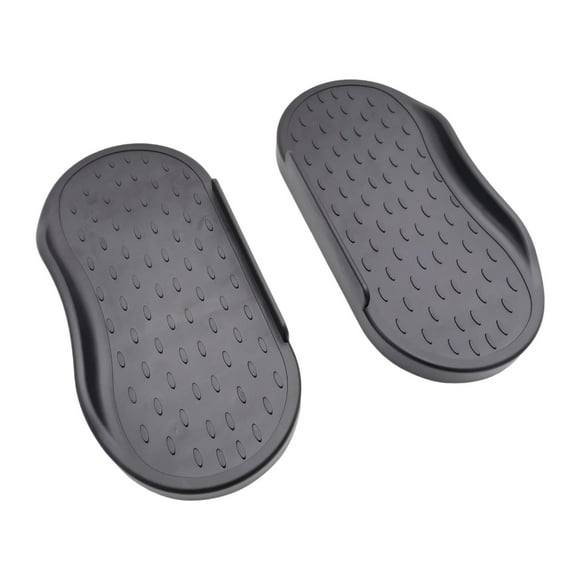 Máquina elíptica con pedales, equipo de fitness, plataforma para el pie, entrenamiento de piernas estable 2 piezas