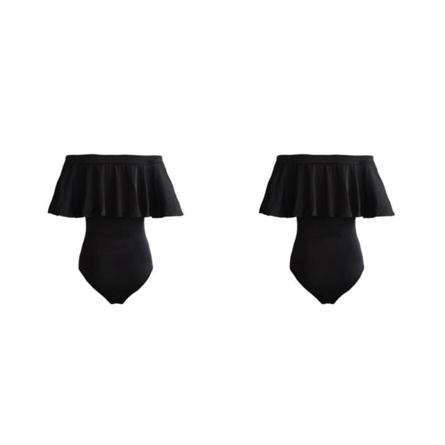Minnieouse Traje de baño de verano para mujer, mono para tomar el sol, fotografía Sexy, cuello barco, traje de baño sin mangas, ropa femenina Type1 NO1