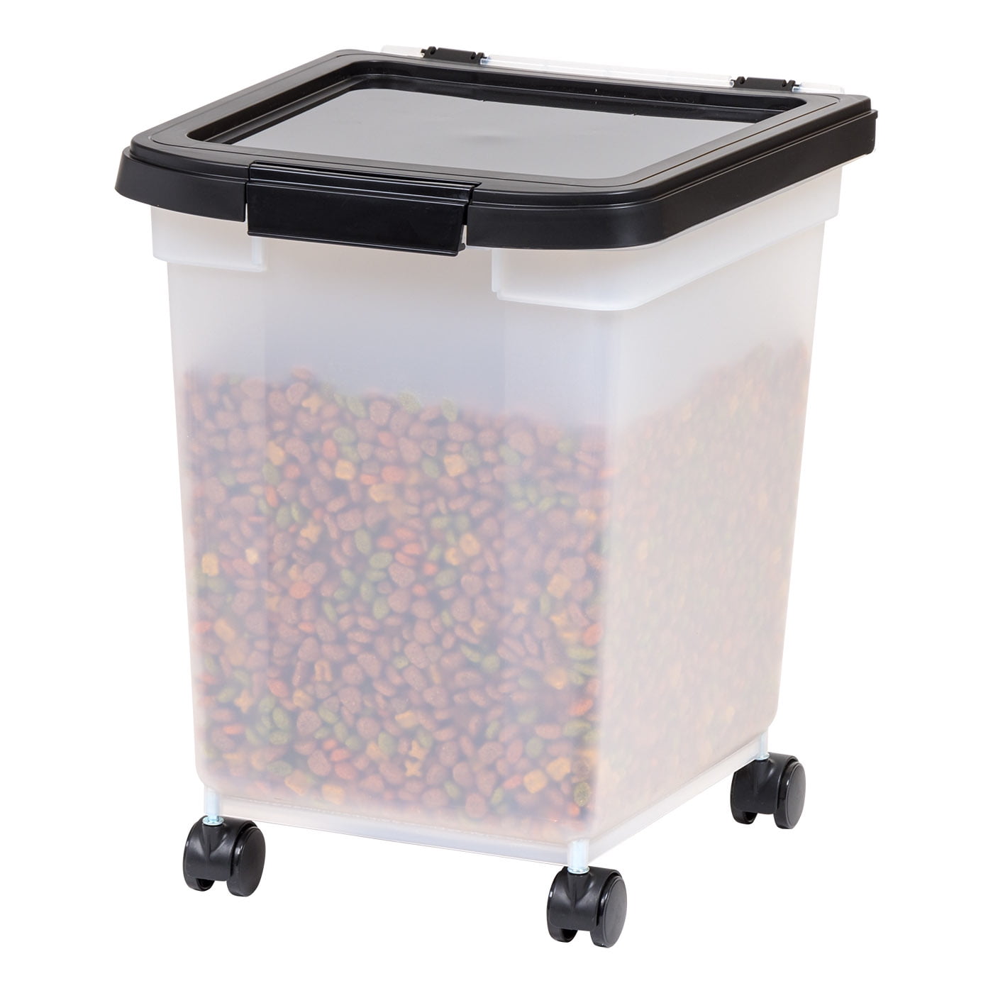 IRIS 25 Lbs. Airtight Pet Food Container | Dog & Cat Food Storage Bin