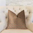 thumbnail image 2 of Plutus PBRA2299-2026-DP Cave Ensoleillée Luxe Double Face Jeter Oreiller&44; Orange & Beige - Standard, 2 of 3