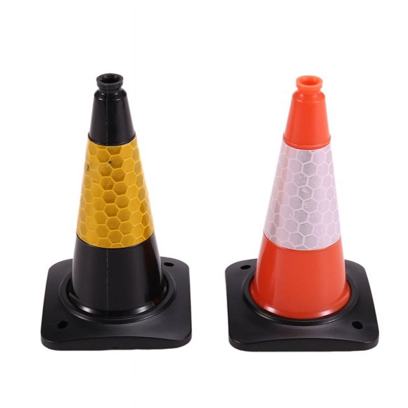 Modelo de Cono Reflectante de 2 Piezas de Simulación de Carretera para 1/10 RC Crawler Car TRX4 1/14 RC Truck Volquete