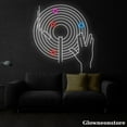 thumbnail image 3 of Glowneon Vinyl Music Neon Sign, Vinyl Music Led Sign, Music Room Decor, Music Studio Wall Art, 3 of 5