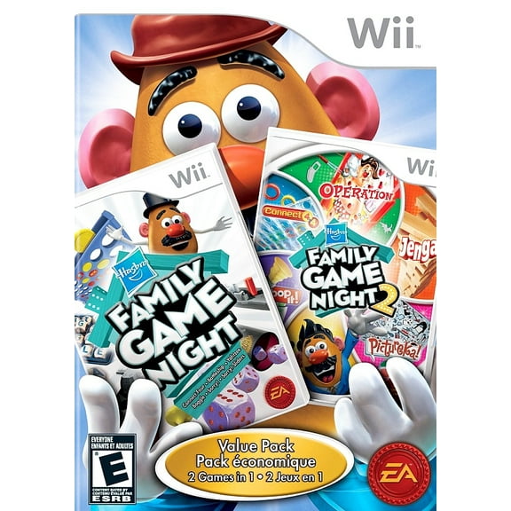 Restored Family Game Night 1 & 2 | Nintendo Wii (Refurbished)