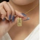 thumbnail image 5 of Collar de Tarot JeenMata La Emperatriz Joyas Colgante Personalizadas Unisex Baño de Oro Amarillo, 5 of 6