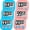 Blue & Pink, variant on WYSHOP Digital Kitchen Timers for Cooking Kids White 6 Pack