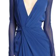 thumbnail image 3 of Halston Heritage Twist Front Draped Jersey Evening Gown Dress, 3 of 3