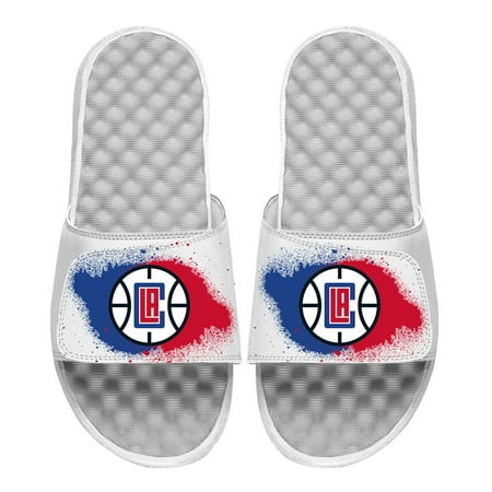 

Men s ISlide White LA Clippers Spray Paint Slide Sandals