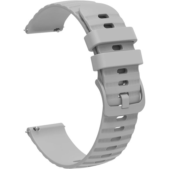 PINHEN Compatible with 18mm 20mm 22mm Watch Bands Quick Release Replacement Wristband, Silicone Sport Bands for Men Women