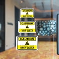 thumbnail image 4 of Classic Framed Plus Caution Electrical Hazard Stay Clear Door or Wall Sign | Workplace Health and Safety Warning Signage - Medium, 4 of 8