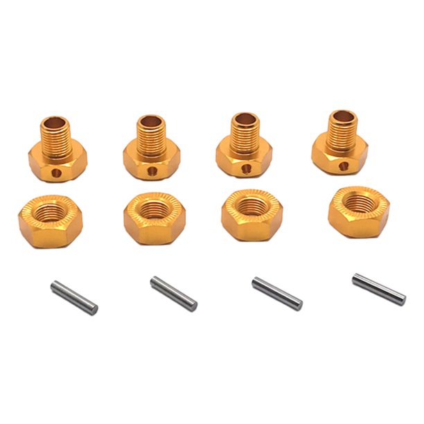 mmirethe RCGOFFLOW Aluminum Alloy Wheel Mount RC Upgrade Part Adapter